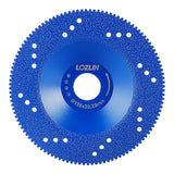 1/2PCS 5" 125mm Brazed Diamond Cup Grinding Wheels, Angle Grinder Discs for Quartz Marble Tile Edge Dry Cutting & Chamfering