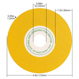 4,5" (115 mm) Diamant-Schleifpads 22,23 mm – Flach-/45°-Fasen-/Schleifscheiben für Fliesen, Keramik, Marmor, Stein – Extra breite Schneidpads für Winkelschleifer