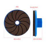 3 items One-Piece Resin-Bonded Diamond Grinding Wheel for Grinding and Polishing Stone, Marble, Granite, and Concrete