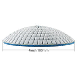 8PCS 4" 100mm Diamond Convex Polishing Pads, Bowl Arc Stone Grinding Polishing Discs with Backer Pad for Marble Granite Countertop