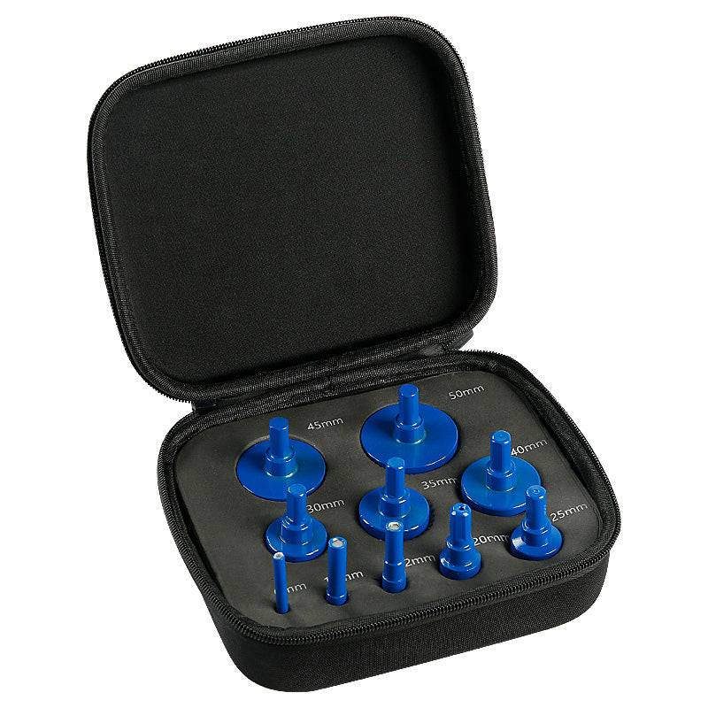 10-teiliges Diamantbohrer-Set – zum Bohren von Marmorfliesen und Stein – Lochöffner-Set mit passenden elektrischen Bohrmaschinen – Nass-/Trocken-Bohrwerkzeuge für Mauerwerk
