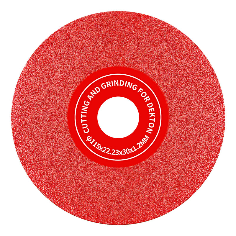 LOZLIN 4.5"/115mm Diamond Saw Blades 22.23 - for Cutting, Grinding & 45° Chamfering Tile/Marble - Extra-Wide Fine Sanding Discs for Stone Grinding