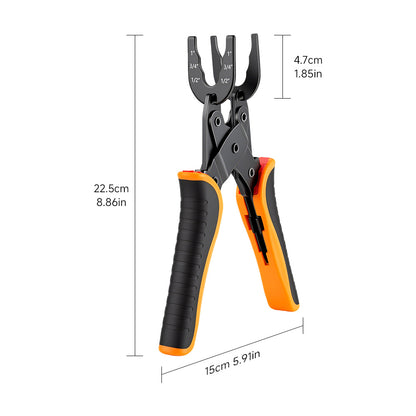 Professional Air Line Disconnection Tool—Hose Removal Pliers, Suitable for Quick-Connect Fittings in Automotive Maintenance