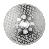 4/4.5" (100/115MM ) Double-Sided Diamond Cutting Disc - 5/8-11 M14 M10 Thread for Angle Grinder - Electroplated for Tile Marble Granite Cutting & Grinding