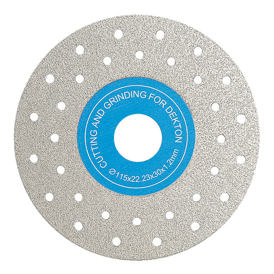 3PCS 4"-4.5"/100-115mm Diamond Grinding Wheels & Chamfered Blades - 45° Beveling/Trimming for Tile, Marble, Stone & Ceramics -22.23/20MM Apertures Angle Grinder Discs