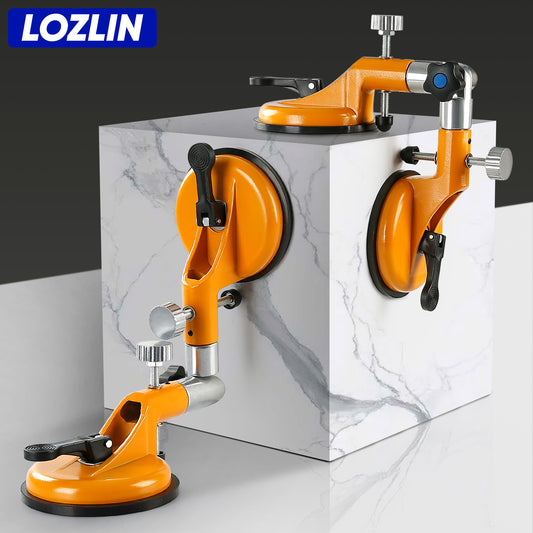 2PCS 90°-270° Adjustable Suction Cup Alignment Jig - Seamless Splicing & Leveling Tool for Granite, Tile & Stone Countertops - Professional Grade Installation Kit