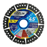 4,5 Zoll (115 mm) Diamant-Mehrzwecksägeblätter für Marmor, Quarz, Stein, Fliesen, Metall, Kunststoff, Winkelschleifer-Schneidsägeblätter