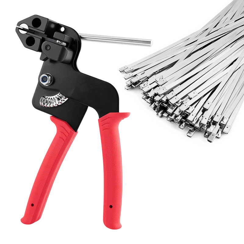 Stainless Steel Cable Tie Pliers, Self-Locking Tensioners, Cable Bundling Guns, Metal Shears, and Packaging Tools