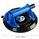 8Inch Double-Thickness Heavy Duty Vacuum Suction Cups - 510lbs/230kg Lift Capacity for Glass, Granite, Quartz & Tile - Lifter with Anti-Slip Grip