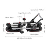 Heavy Duty Electric Suction Cup Splicer Worktop Tensioner Leveling Joint Tool Large Slabs Stone Tiles Stone Panel Installation