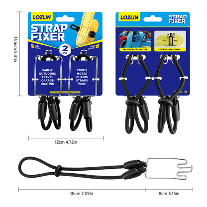 Versatile Elastic Straps, Hook-and-Loop Straps, Luggage Straps, Bike and Motorcycle Rack Straps