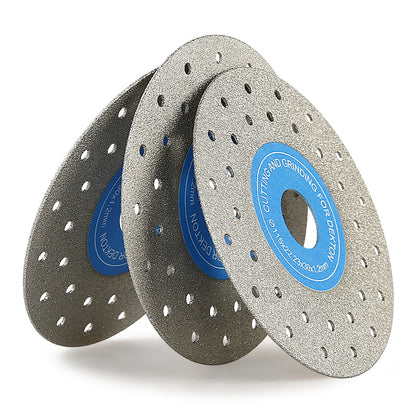 3PCS 4"-4.5"/100-115mm Diamond Grinding Wheels & Chamfered Blades - 45° Beveling/Trimming for Tile, Marble, Stone & Ceramics -22.23/20MM Apertures Angle Grinder Discs
