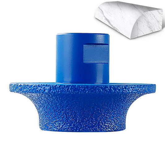 Diamond Trimming Wheels - French Edge Blades for Marble, Granite - 5/8-11 Thread Angle Grinder Mounted Stone Grinding & Precision Edging Tools