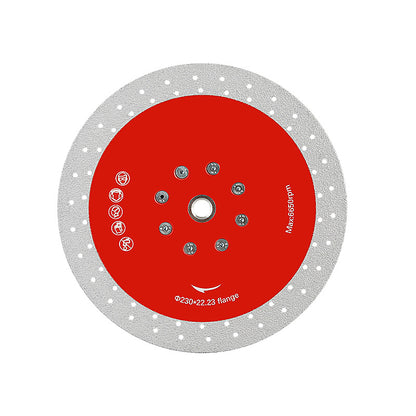 4"/4.5"/5" /7"/9"(100-230mm) Double-Sided Diamond Grinding Discs - Cutting & Chamfering for Marble, Quartz, Granite & Tile - 5/8"-11 Thread Angle Grinder Blades