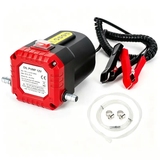 12V 80W Electric Oil Change Pump Extractor, Fluid Transfer Suction Pump for Oil & Diesel, Complete Tube Kit Included, for Truck RV Boat Marine, Red