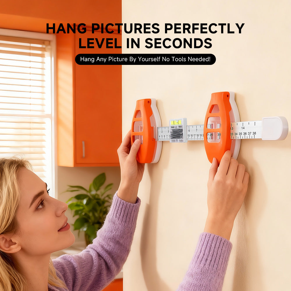 1 LOZLIN No,1 Picture Hanging Tool | Holdsup to 10 lbs, Installs in 2 seconds, WallStorage Rack Perfect for Artwork,Crafts,andAYPhotos, Aluminum Alloy, Safeguards Your ArtTreasures with Ease