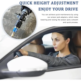 1/2" Impact Drill Scissor Jack Adapter, Heavy Duty CR-V Steel, 13/16" Lug Wrench Drive, Labor-Saving Tire Change Accessory for Auto Repair