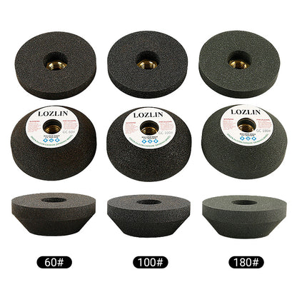 3PCS Diamond Grinding Wheels - for Marble, Granite, Tile & Metal - Angle Grinder Wheels for Trimming, Chamfering & Surface Grinding