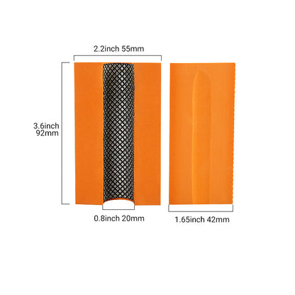 4PCS Concave Electroplated Diamond Hand Polishing Pads - for Marble, Tile, Glass & Ceramic - Foam Backed Comfort Grip Buffing Pads