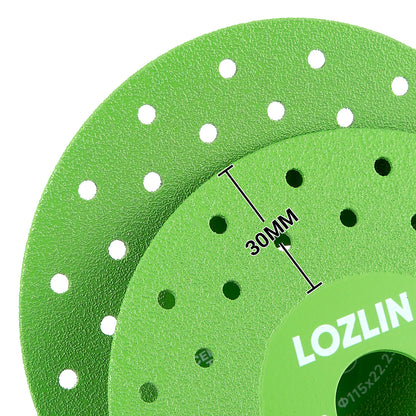 LOZLIN 115mm Diamond saw blades for cutting and grinding tile and marble, 45 degree chamfered diamond saw blades