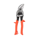 1/2PCS 10 Inch Offset Eccentric Tin Snips, Heavy Duty CR-V Forged Steel Compound Action Hand Shears, Dual Direction Left & Right Cuts, Drywall & HVAC Construction Cutting Tool