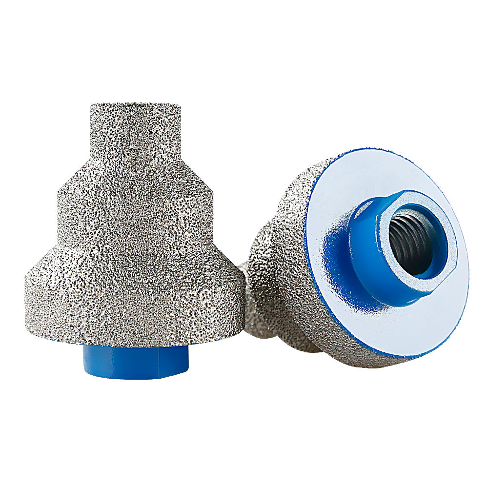 LOZLIN 0,79"-1,97" (20-35-50 mm) Diamant-Stufenfasenbohrer – Lochvergrößerung/Kantenbeschnitt für Fliesen, Marmor, Porzellan und Mauerwerk – Winkelschleifer-Bohrer 5/8-11