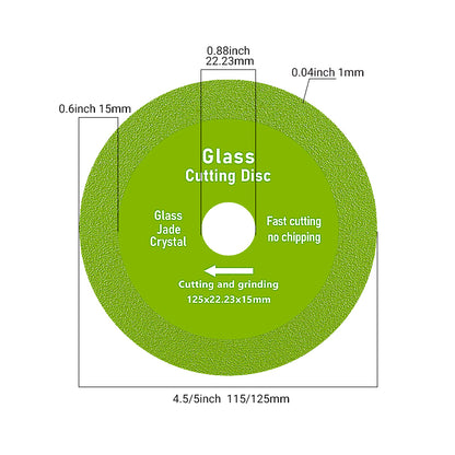 LOZLIN 115mm glass saw blade marble ceramic tile diamond saw blade jade crystal grinding saw blade