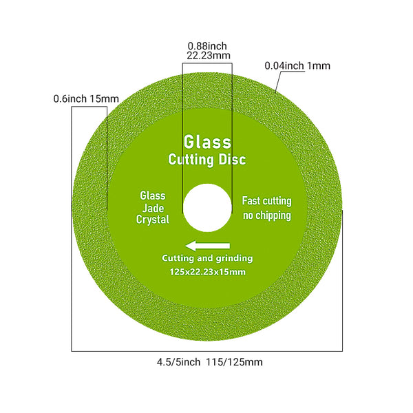 LOZLIN 115mm glass saw blade marble ceramic tile diamond saw blade jade crystal grinding saw blade