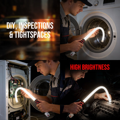 Flexible LED light strips are versatile, flexible, and portable, making them ideal for lighting during family camping trips, outdoor activities, and fishing trips; they’re also perfect for off-road adventures and garage repairs.