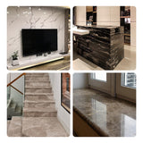 5 items 4 Step Dry Diamond Polishing Pads for Marble, Granite, Quartz and Concrete Surfaces