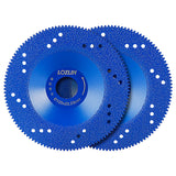1/2PCS 5" 125mm Brazed Diamond Cup Grinding Wheels, Angle Grinder Discs for Quartz Marble Tile Edge Dry Cutting & Chamfering