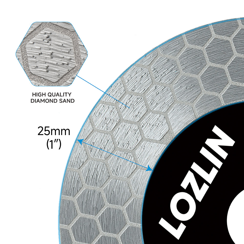4.5-inch/5-inch ceramic tile diamond saw blades - professional ceramic tile and stone cutting blades, suitable for marble, granite, and ceramic tiles - precision grinding wheels, suitable for renovation and DIY projects