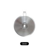 3/4/5 Zoll Aluminium-Polier-Stützteller mit klebriger Scheibe – 5/8-11 M10 M14 M16 Gewinde Winkelschleifer-Zubehör, Nylonverstärktes, langlebiges Design für Oberflächenbearbeitung, Schleifen und Polieren – Universal-Werkzeugadapter