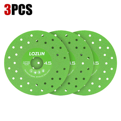 LOZLIN 115mm Diamond saw blades for cutting and grinding tile and marble, 45 degree chamfered diamond saw blades