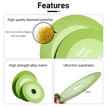 LOZLIN 115mm glass saw blade marble ceramic tile diamond saw blade jade crystal grinding saw blade