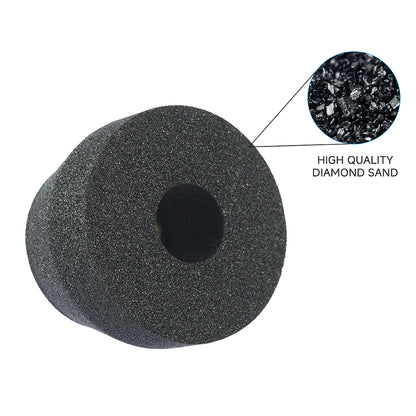 LOZLIN Thickened Silicon Carbide Cup Grinding Wheel | Heavy Duty Solid Grinding Disc for Stone, Concrete, Metal & Tiling | 5/8"-11 Thread for Angle Grinder (60/100/180 Grit)