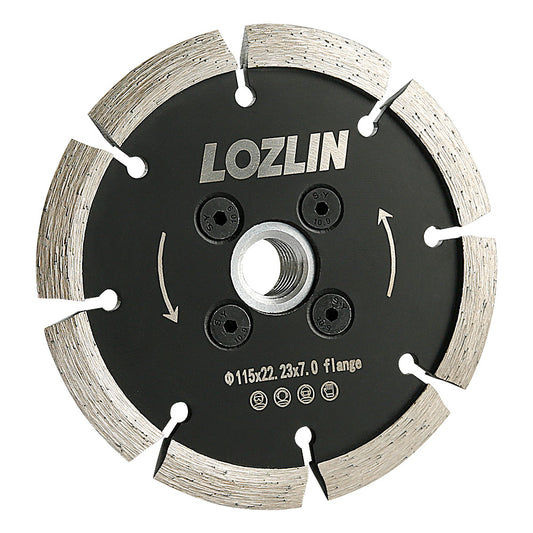 4.5" (115mm) V-Shaped Diamond Saw Blade - Duty Concrete Grooving & Stone Wall Cutting - 5/8-11 Angle Grinder Blades for Floor Repair & Renovation