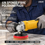8PCS/Set Diamond Sponge Polishing Pads Set - Wet Buffing Discs for Granite, Marble & Artificial Stone - Complete 8-Step Surface Restoration & Cleaning Kit