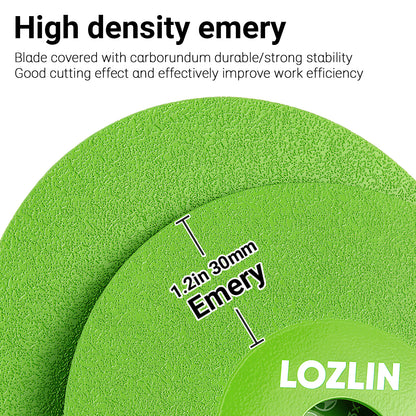 LOZLIN 4.5” /115mm 22.23 diameter of hole Rock plate flat grinding disc tile ceramic marble trimming 45 chamfering sanding saw blade extra wide fine sanding saw blade