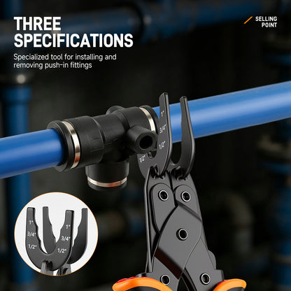 Professional Air Line Disconnection Tool—Hose Removal Pliers, Suitable for Quick-Connect Fittings in Automotive Maintenance