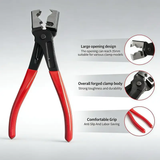 Heavy Duty Adjustable Hose Clamp Pliers Set, 5Pcs Angled Quick Release Hose Pinch Off Pliers Kit, Carbon Steel Long Reach Hose Clamp Removal Tool for Auto Repair & DIY Car Maintenance