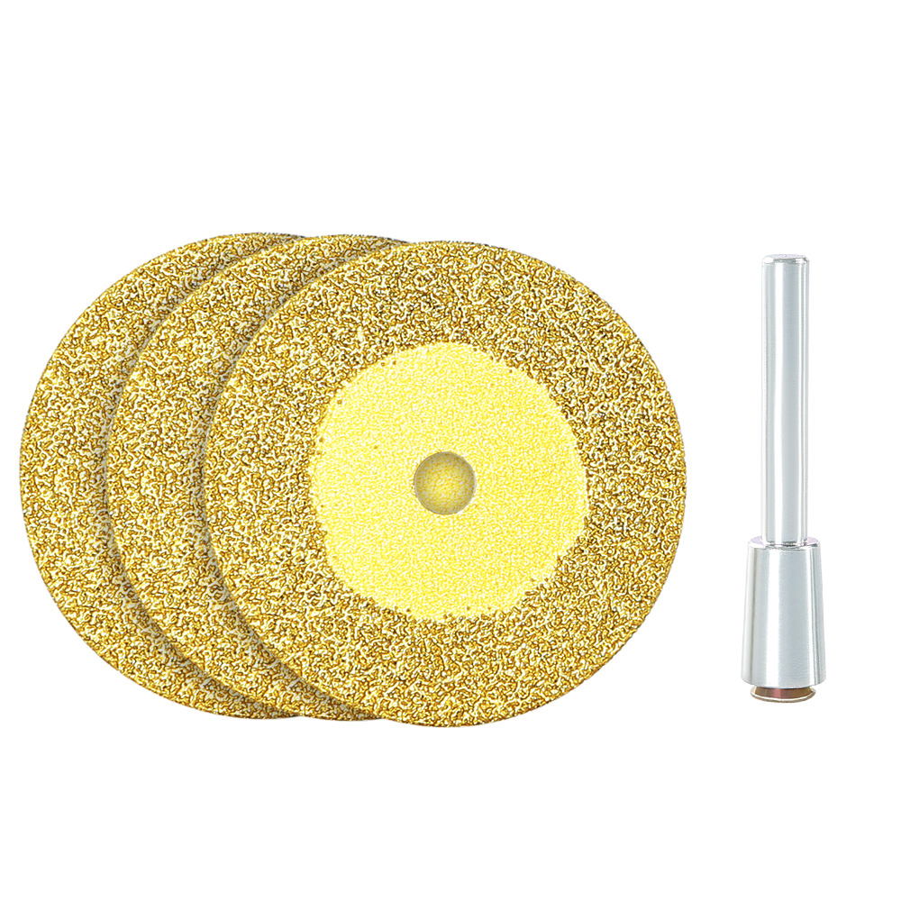 4 STÜCK/Set 2 mm ultradünne Diamant-Trennscheibe – 6 mm Schaft Rotationswerkzeugbits für Glas- & Keramikfliesen, Jade/Kristall-Präzisionsschneider