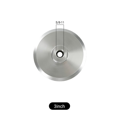 3/4/5Inch Aluminum Sticky Disc Polishing Backing Pad - 5/8-11 M10 M14 M16 Thread Angle Grinder Accessory, Nylon-Reinforced Durable Design for Surface Finishing, Sanding & Buffing - Universal Tool Adapter