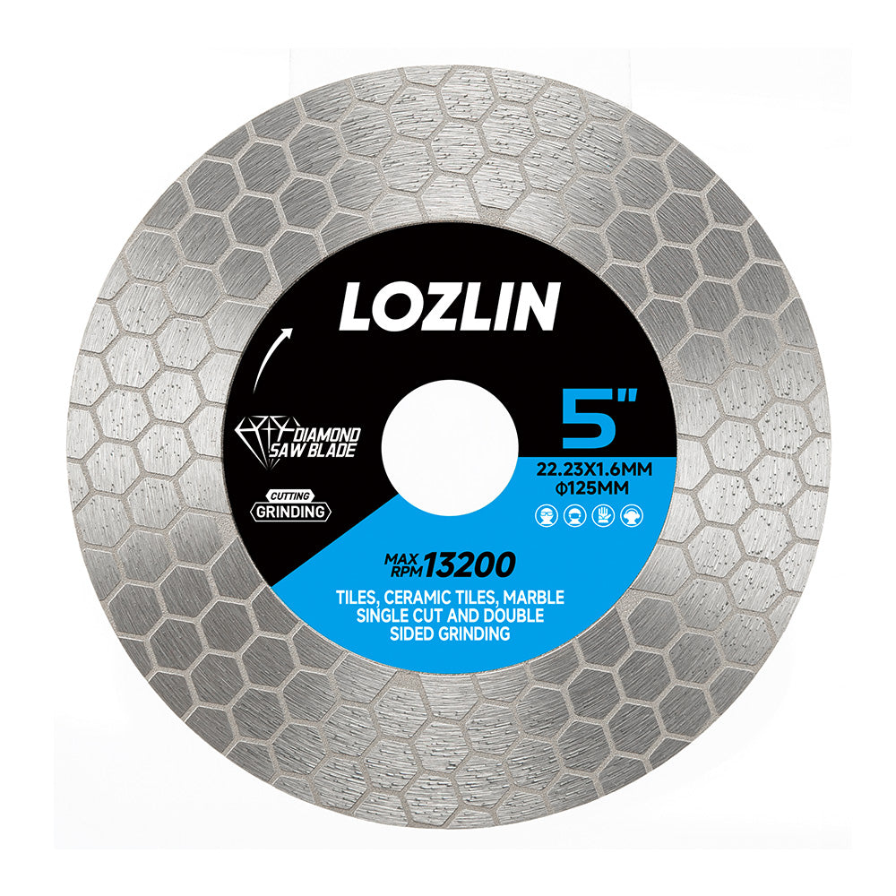 4.5-inch/5-inch ceramic tile diamond saw blades - professional ceramic tile and stone cutting blades, suitable for marble, granite, and ceramic tiles - precision grinding wheels, suitable for renovation and DIY projects