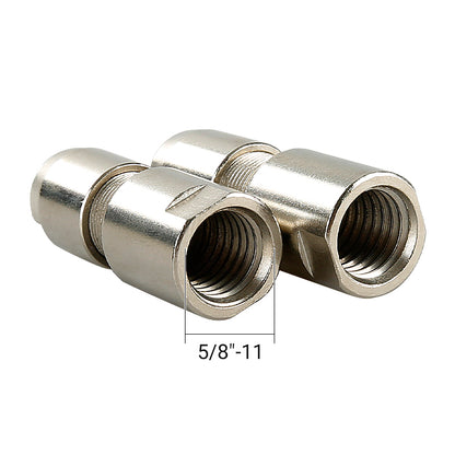 1/8"/1/4" (3MM/6MM) Angle Grinder to Straight Grinder Conversion Kit - Dual Collet Grinding Head for Carving/Polishing/Cutting, Compatible w/ Standard Angle Grinders