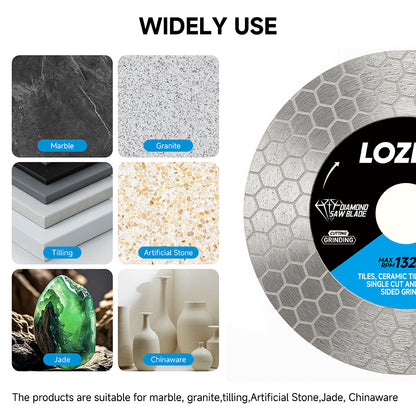 4.5-inch/5-inch ceramic tile diamond saw blades - professional ceramic tile and stone cutting blades, suitable for marble, granite, and ceramic tiles - precision grinding wheels, suitable for renovation and DIY projects