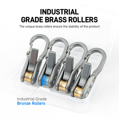 LOZLIN 8PCS Outdoor Gear Lanyard Set with CaseRetractable Safety Tethers for Camping Hiking Backpacks& Tents Anti-Loss Coiled Cord Kit Travel Accessory