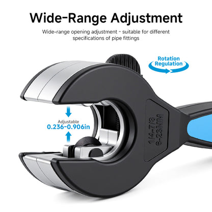 Multifunctional Ratchet Pipe Cutter—The Ultimate Cutting Tool for Metal, Stainless Steel, Aluminum, Copper, and Corrugated Plastic Water Pipes