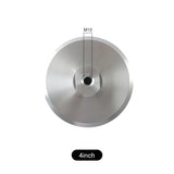 3/4/5 Zoll Aluminium-Polier-Stützteller mit klebriger Scheibe – 5/8-11 M10 M14 M16 Gewinde Winkelschleifer-Zubehör, Nylonverstärktes, langlebiges Design für Oberflächenbearbeitung, Schleifen und Polieren – Universal-Werkzeugadapter
