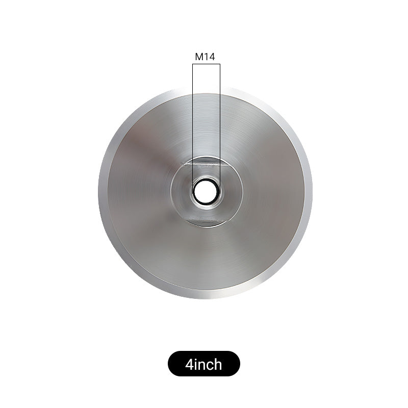 3/4/5 Zoll Aluminium-Polier-Stützteller mit klebriger Scheibe – 5/8-11 M10 M14 M16 Gewinde Winkelschleifer-Zubehör, Nylonverstärktes, langlebiges Design für Oberflächenbearbeitung, Schleifen und Polieren – Universal-Werkzeugadapter